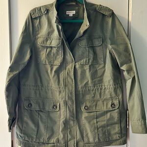 Merona Women's Utility Jacket in Olive Green